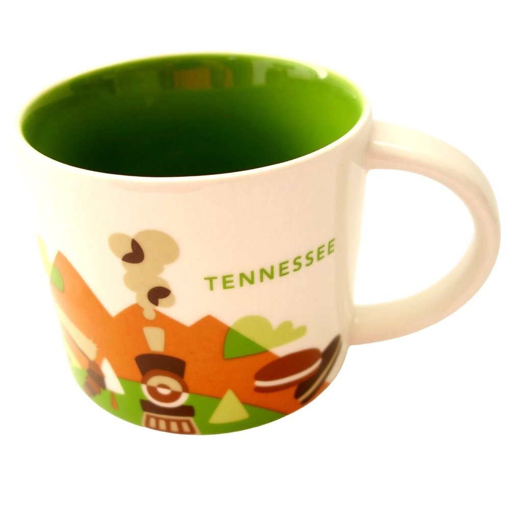 Starbucks You Are Here Collection Tennessee 2014 Ceramic Coffee Cup Mug 14 Oz